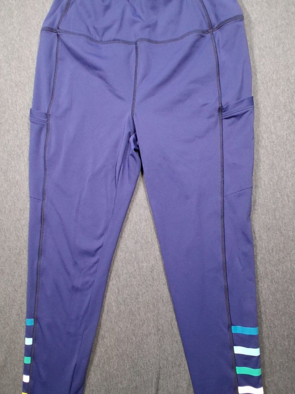 Talbots womens leggings size large blue good condition